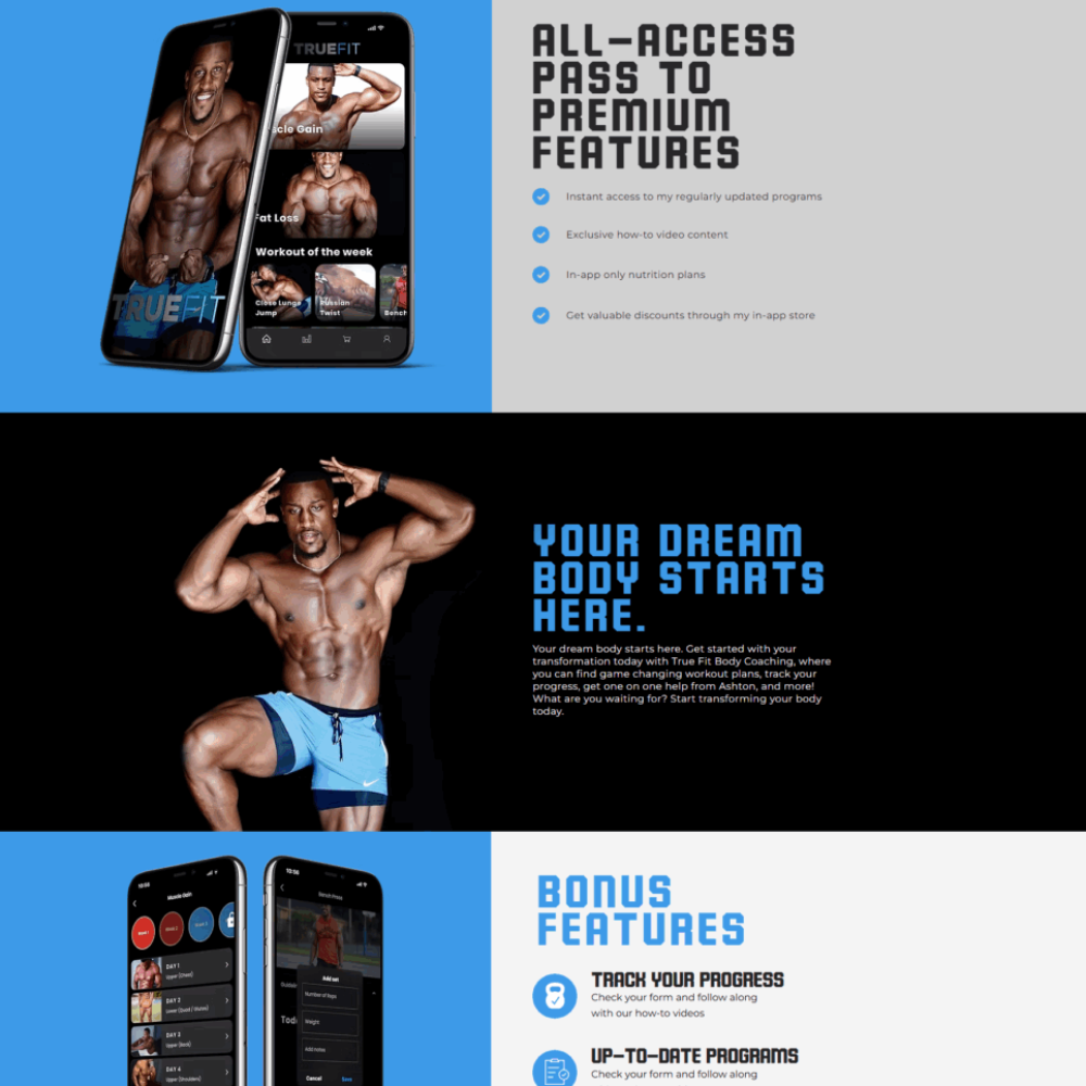 Ashton Hall App and Website Design